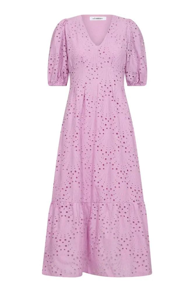 Stilvolles Midikleid in der Farbe Orchid