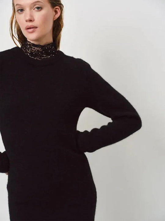 Strickkleid aus Alpaka-Merino-Wollmischung