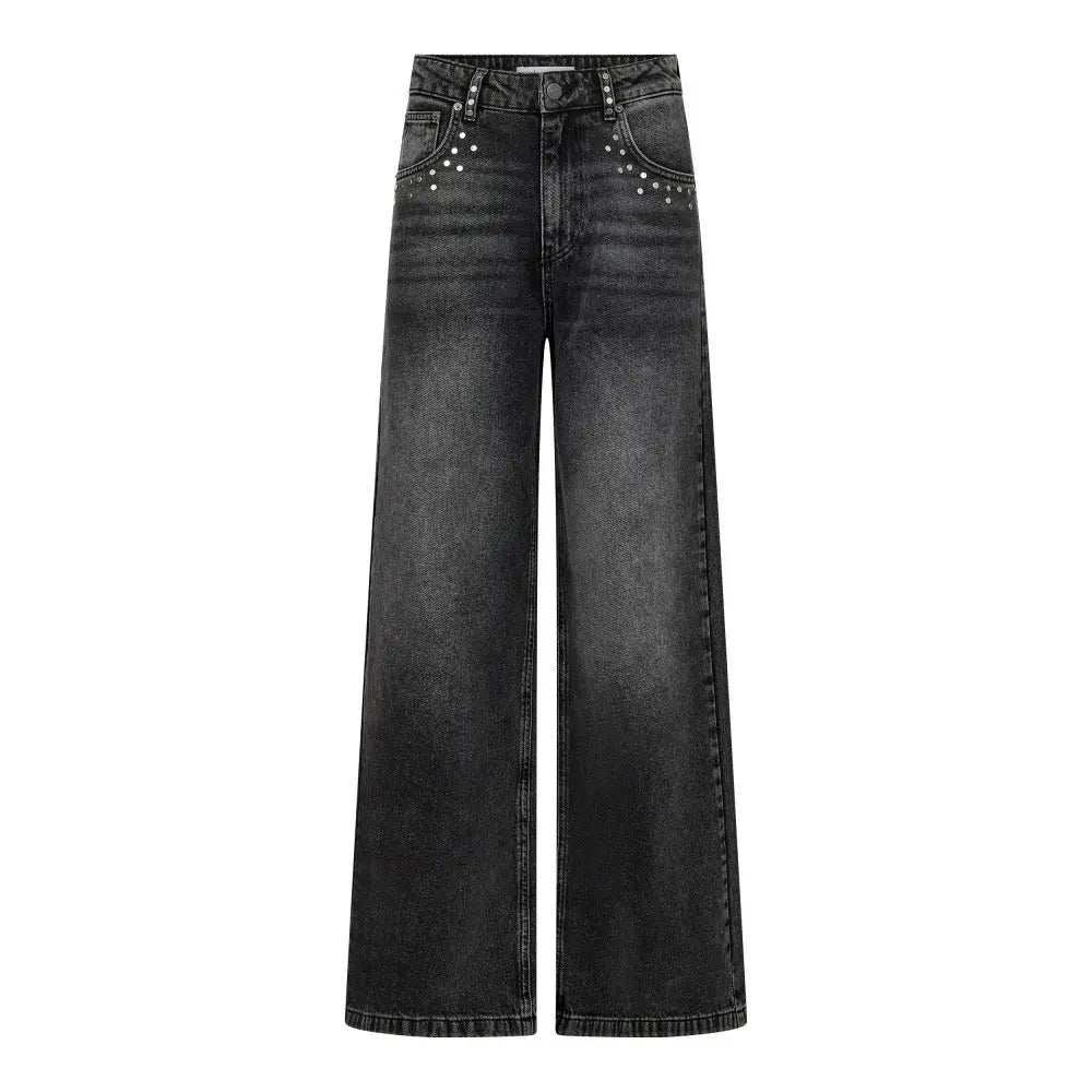 Co´Couture - Vickycc Stud weite Jeans Co'couture