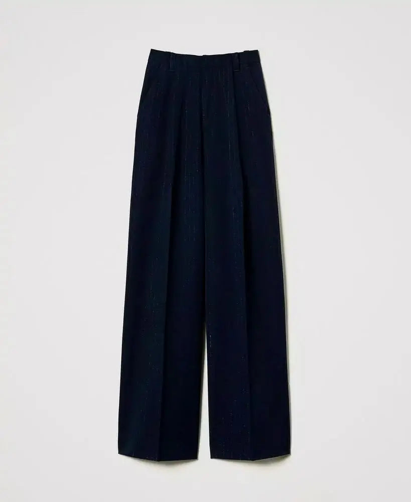 Palzzohose mit Nadelstreifen-TWINSET-HEIDA Fashion