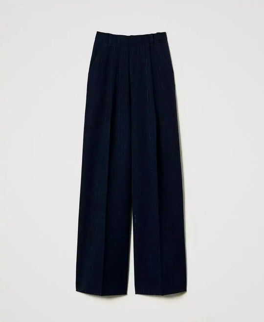 Palzzohose mit Nadelstreifen-TWINSET-HEIDA Fashion