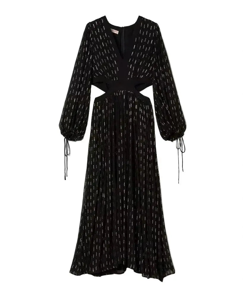 Maxikleid aus Georgette mit Stickerei von TWINSET-TWINSET-HEIDA Fashion