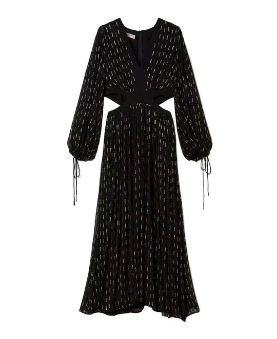 Maxikleid aus Georgette mit Stickerei von TWINSET-TWINSET-HEIDA Fashion