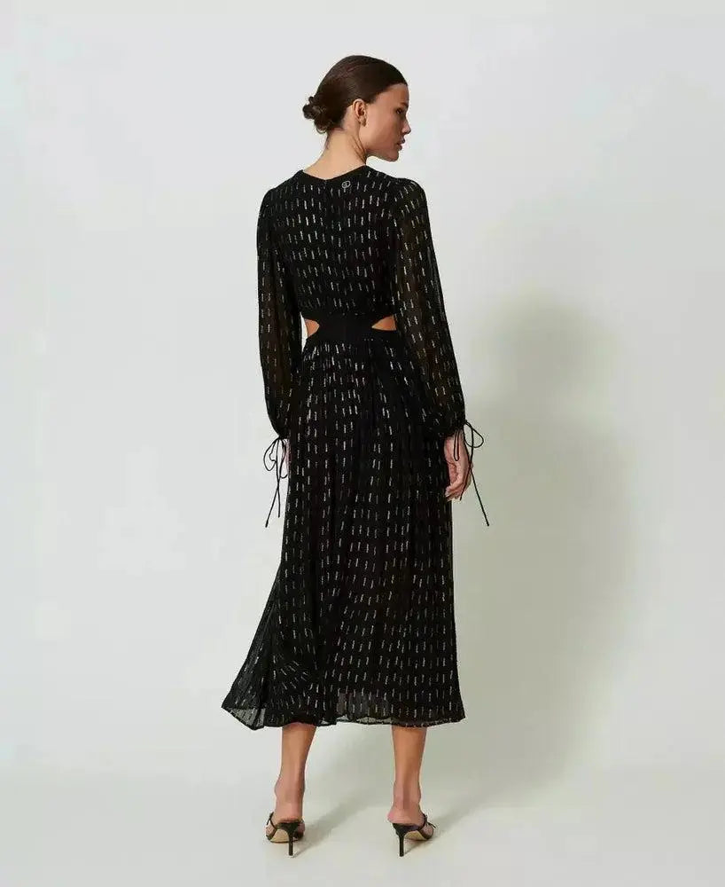 Maxikleid aus Georgette mit Stickerei von TWINSET-TWINSET-HEIDA Fashion