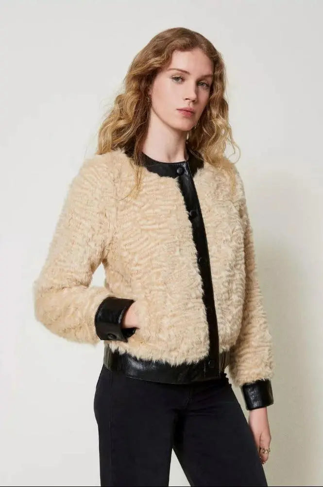 Stylische Jacke aus Pelzimitat von TWINSET-TWINSET-HEIDA Fashion