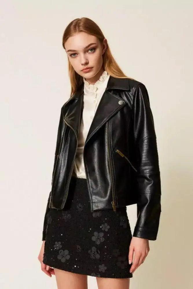 Bikerjacke aus Lederimitat von TWINSET-TWINSET-HEIDA Fashion