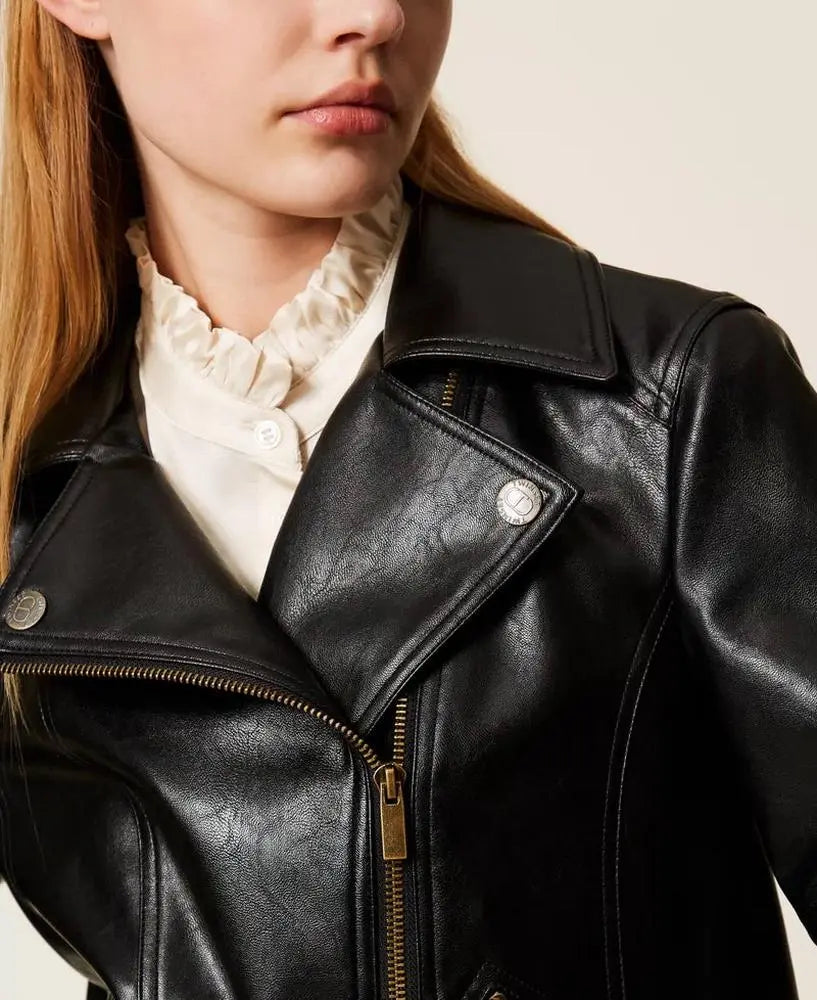 Bikerjacke aus Lederimitat von TWINSET-TWINSET-HEIDA Fashion