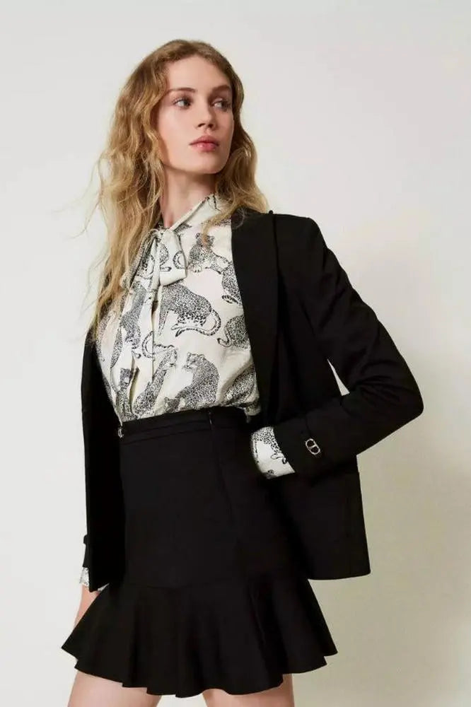 Schwarzer Minirock von der Marke Twinset-TWINSET-HEIDA Fashion