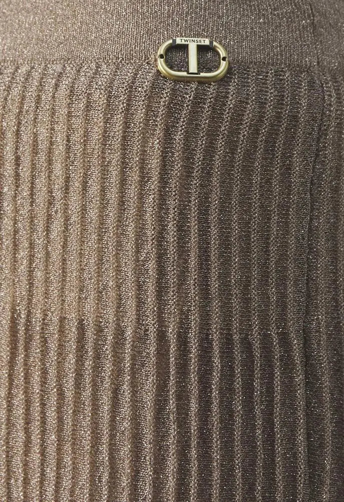 Plisseerock aus Lurexgarn-TWINSET-HEIDA Fashion