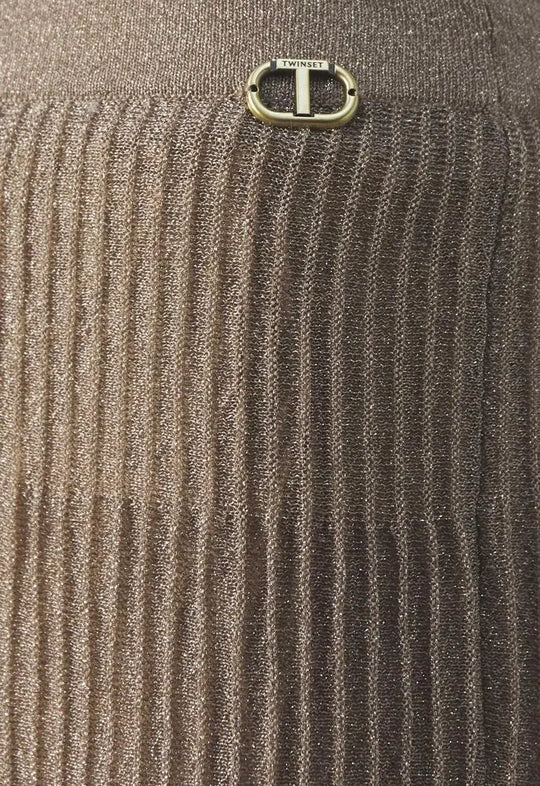 Plisseerock aus Lurexgarn-TWINSET-HEIDA Fashion