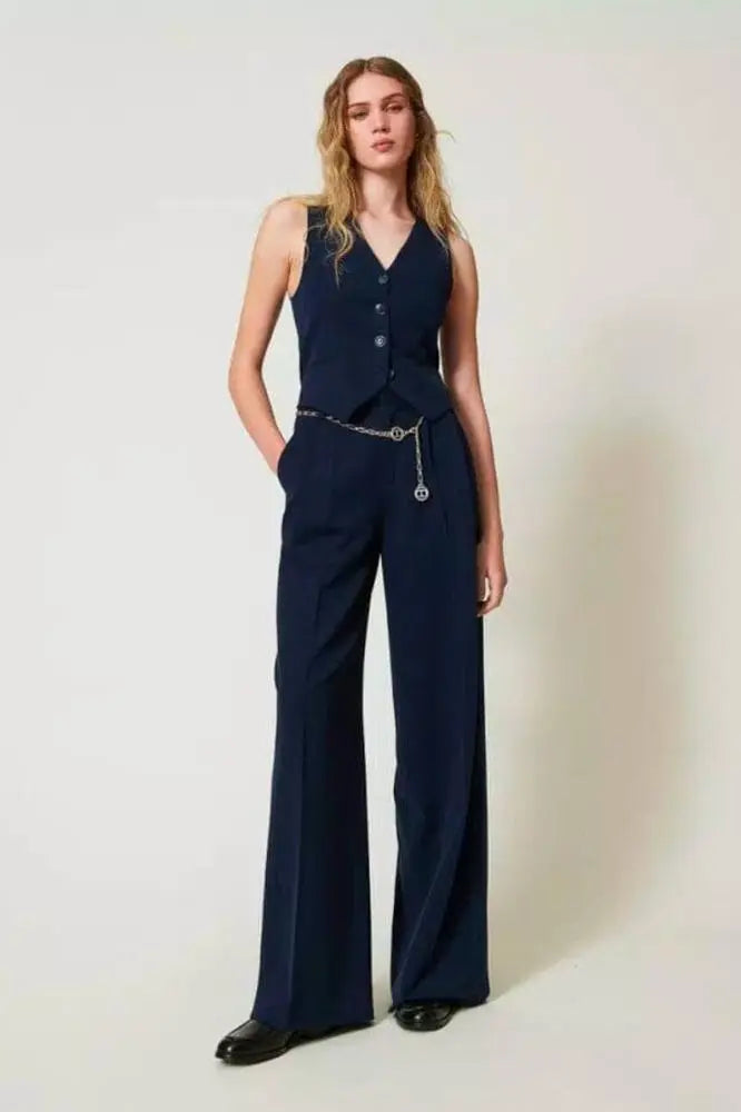 Weste mit Lurex-Nadelstreifen von TWINSET-TWINSET-HEIDA Fashion