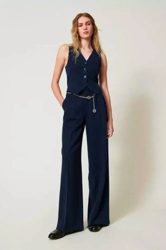 Weste mit Lurex-Nadelstreifen von TWINSET-TWINSET-HEIDA Fashion