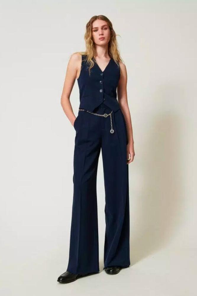 Weste mit Lurex-Nadelstreifen von TWINSET